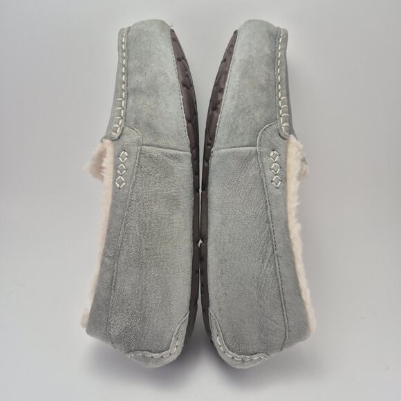 UGG Classic "Ansley" Grey Slippers Womens Size 11 - Picture 7 of 12
